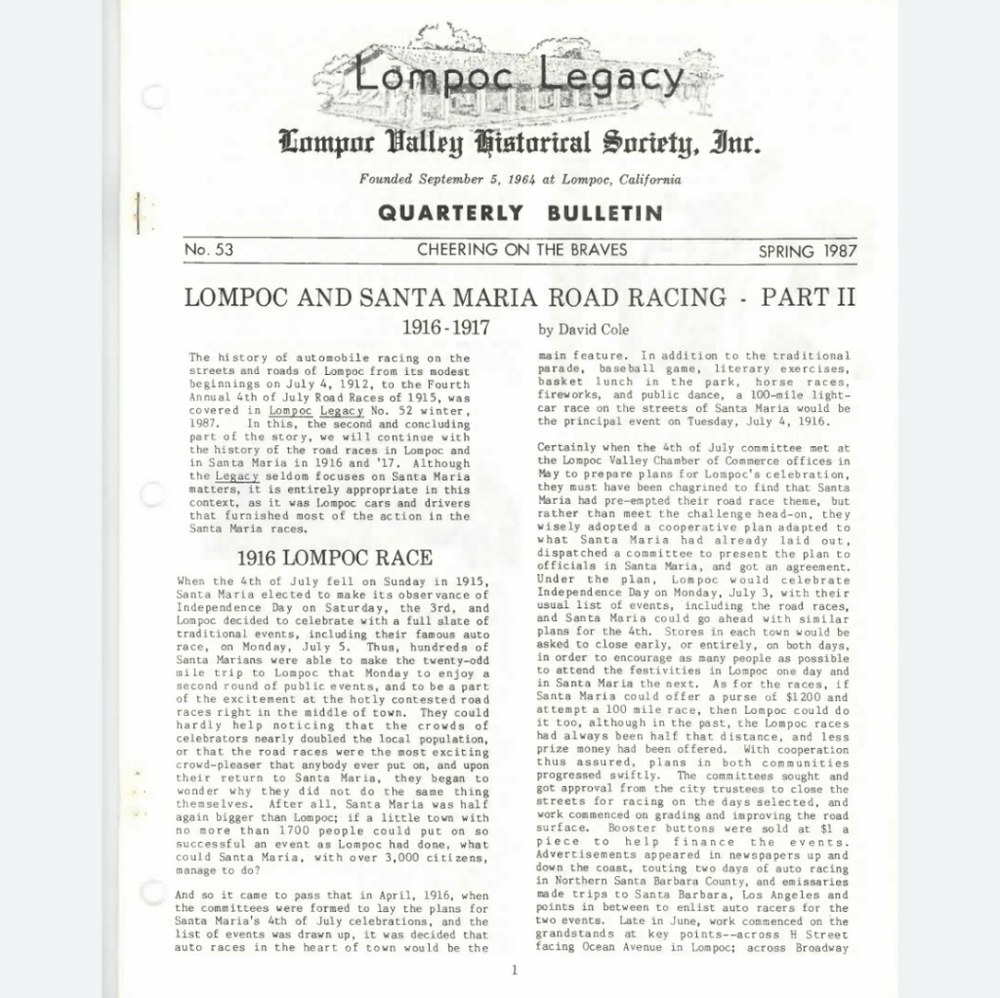Relisted -Antique Lompoc CA July 3rd 1916 button pin race - Picture 11 of 15